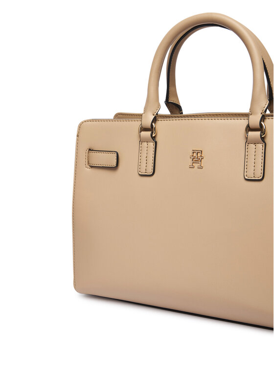 Tommy Hilfiger Tommy Hilfiger Torbica Th Joy Satchel AW0AW19067 Bež