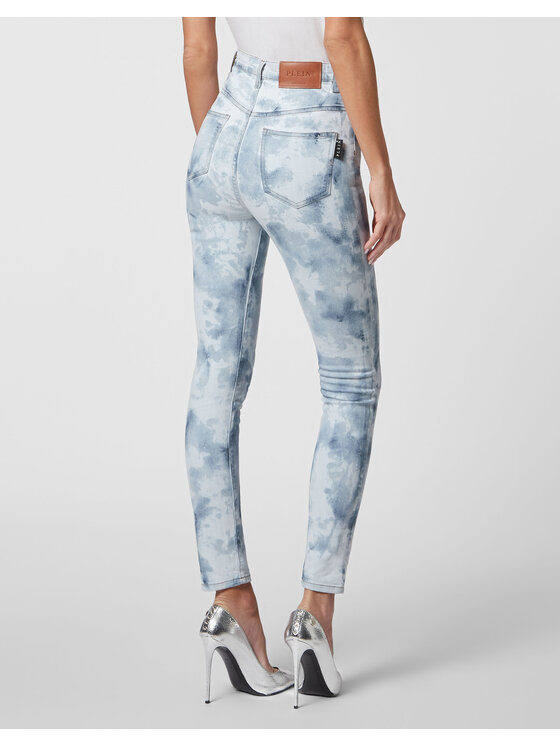 PHILIPP PLEIN PHILIPP PLEIN Jeansy 1203 Světle modrá Jegging Fit