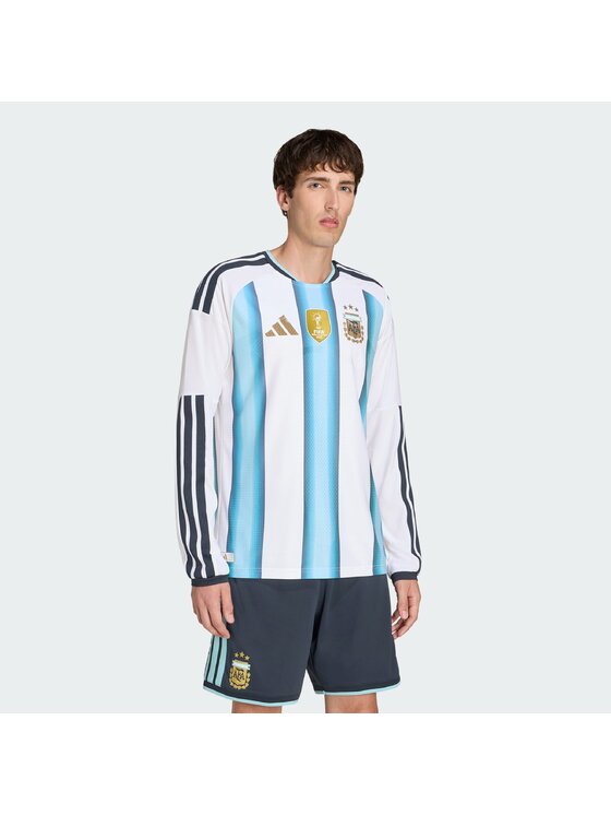 adidas adidas Koszulka techniczna Argentina 26 Home Authentic Biały Slim Fit
