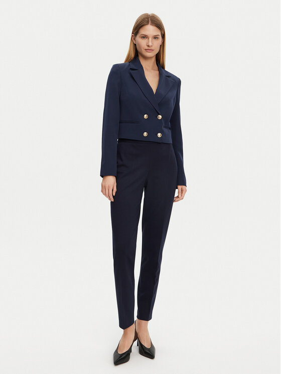 Guess Guess Marynarka W5GN67 WH9Y2 Granatowy Regular Fit