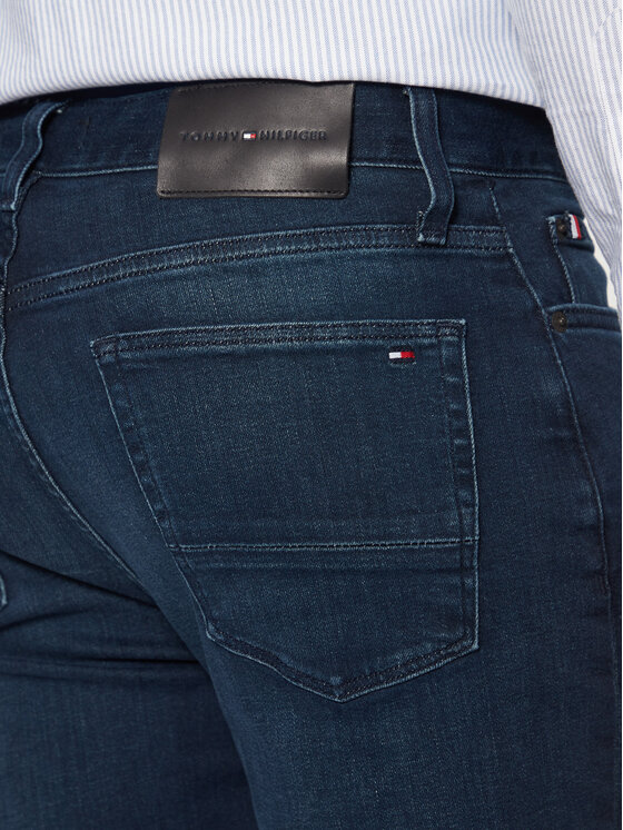 Tommy Hilfiger Tommy Hilfiger Jeansy Bleecker MW0MW39042 Modrá Slim Fit