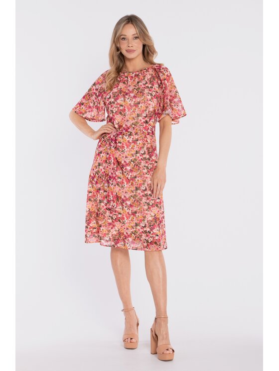 Stylove Stylove Abito da cocktail S435 Rosso A-Line Fit