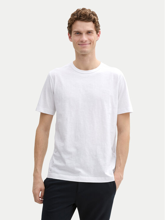 Tom Tailor Tom Tailor Tricou 1045627 Alb Regular Fit