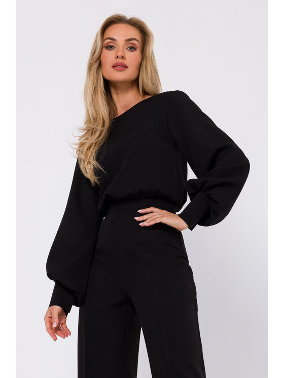 Made of Emotion Made of Emotion Kombinezon M754 Czarny Modern Fit