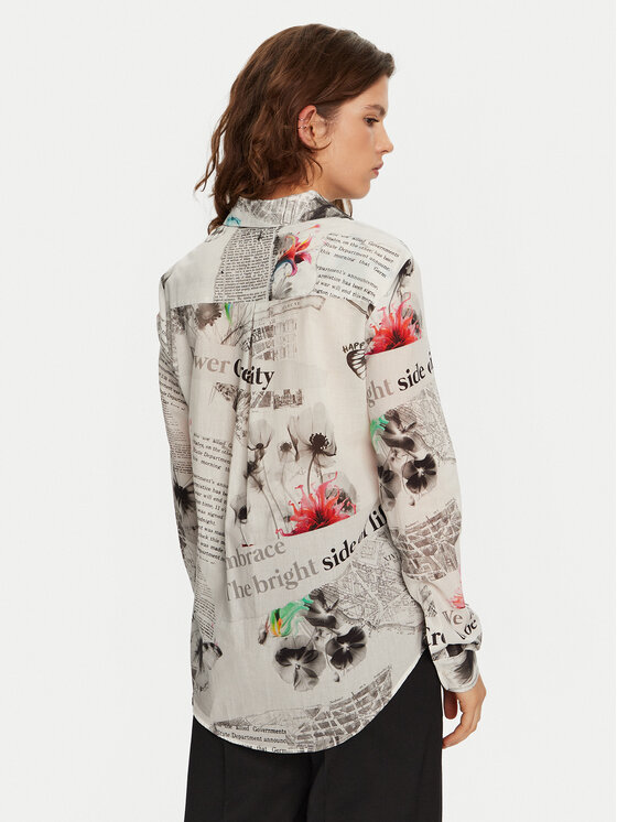 Desigual Desigual Ing Nara 24WWCW20 Ekru Regular Fit