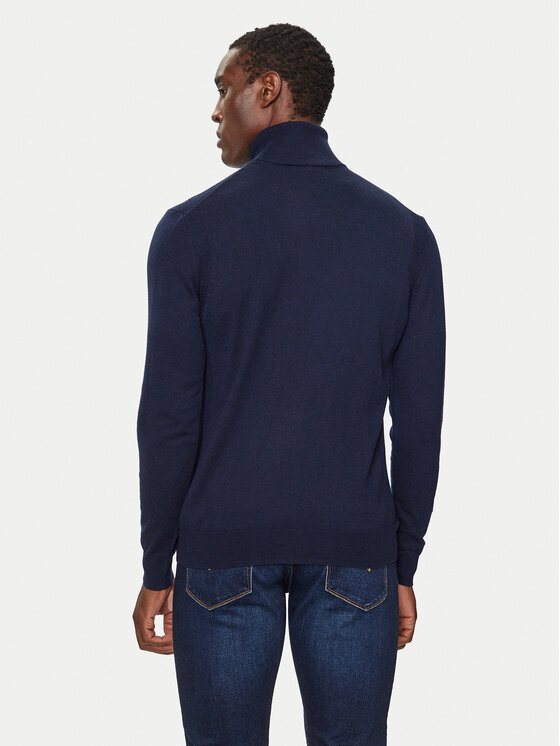 Guess Guess Krekls ar augstu apkakli M4BR05 Z3H82 Tumši zils Regular Fit