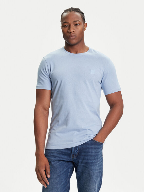 BOSS BOSS T-Shirt Tales 50508584 Błękitny Regular Fit