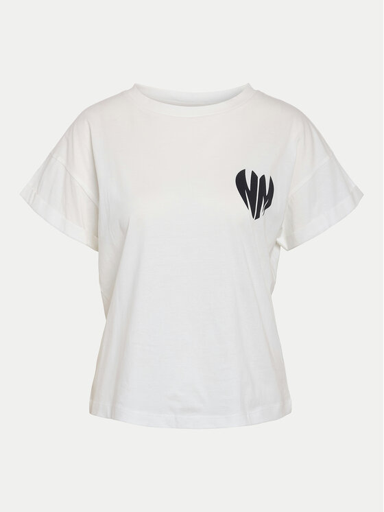 Noisy May Noisy May T-shirt Gaby 27032954 Bijela Regular Fit