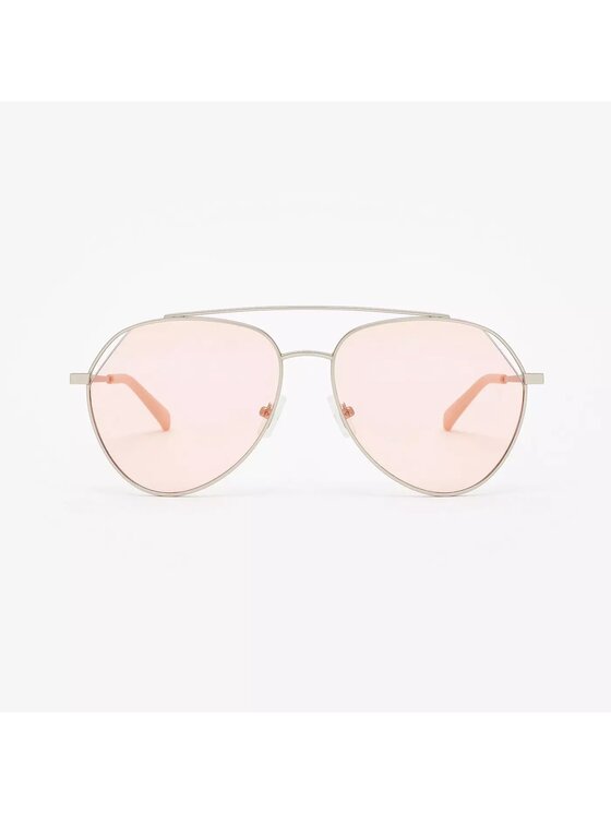 Hawkers Hawkers Okulary przeciwsłoneczne SILVER PINK BLUEJAY Różowy