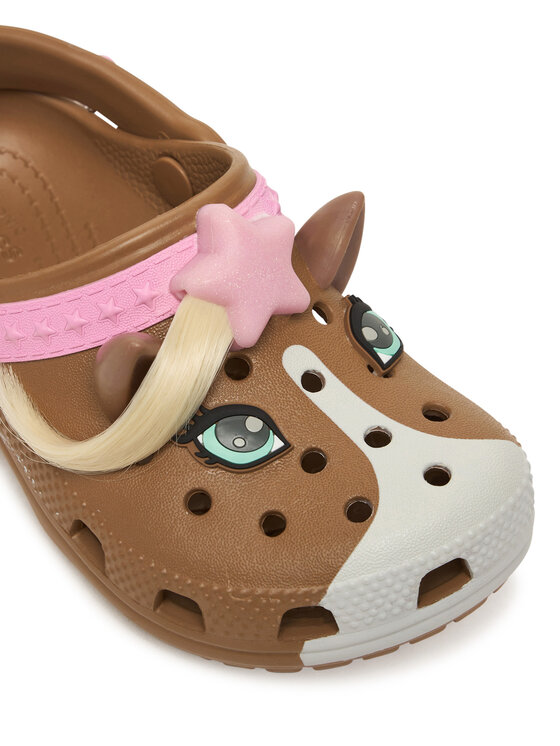 Crocs Crocs Natikače Toddler Classic IAM Horse Clog 211371 Smeđa