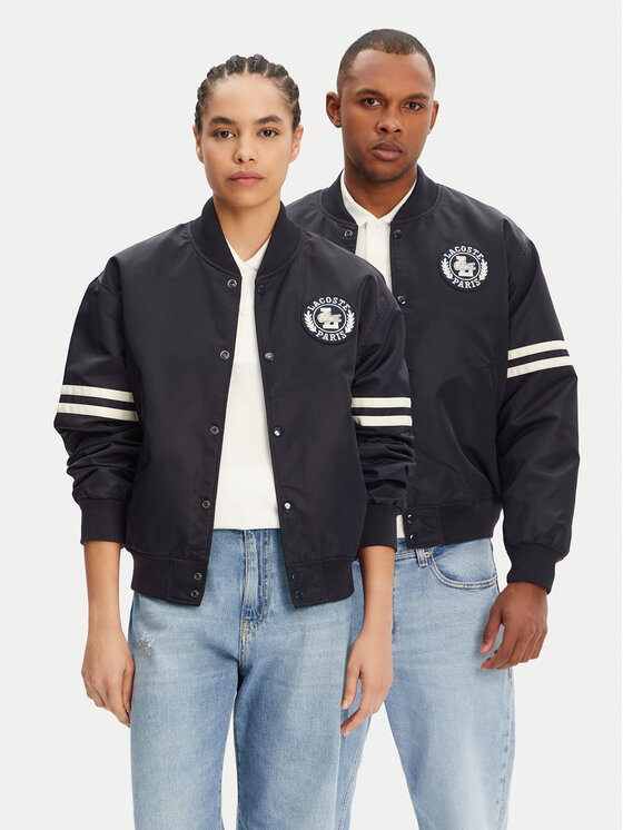 Lacoste Bundy bomber BH3441 Tmavomodrá Regular Fit