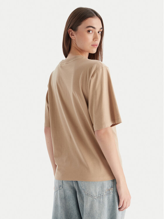 BOSS BOSS T-Shirt C_Enis 50523256 Béžová Oversize