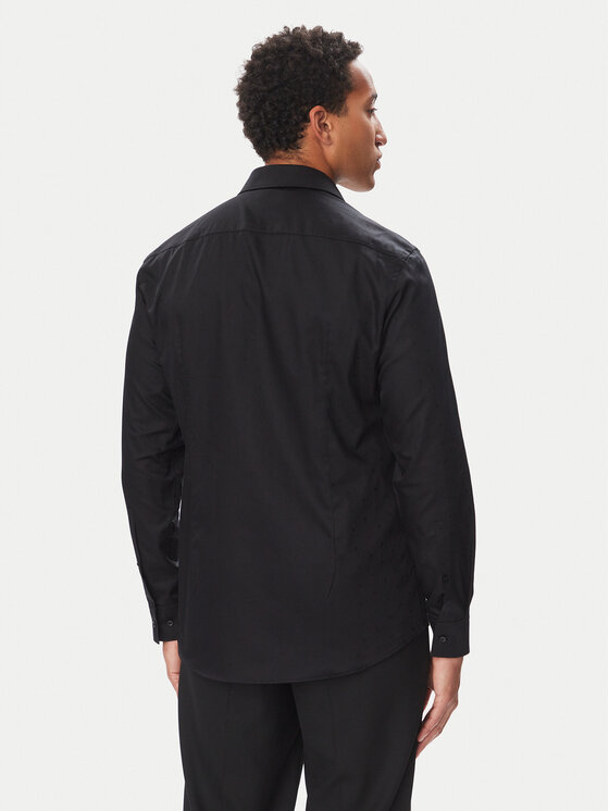 HUGO HUGO Krekls Kenno 50570294 Melns Slim Fit