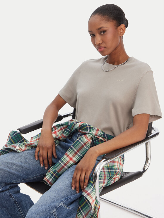 G-Star Raw G-Star Raw Тишърт D28730-D976 Бежов Regular Fit