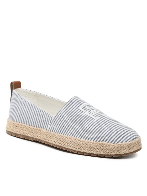 Tommy Hilfiger Espadrile Th Espadrille Classic Seersucker FM0FM04449 Modra