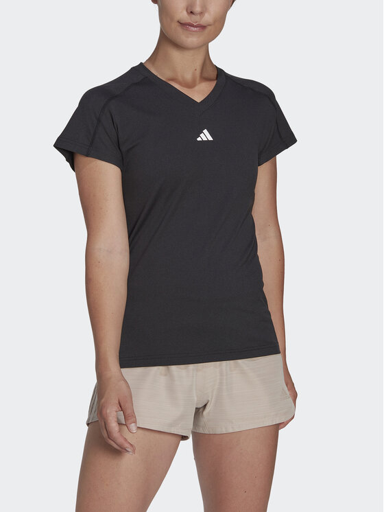 adidas adidas Koszulka techniczna Train Essentials HN5543 Czarny Slim Fit