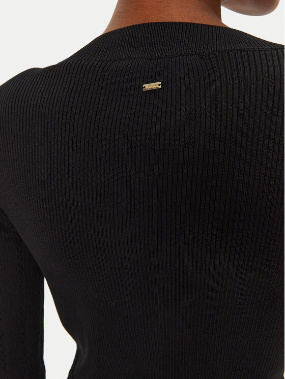 Gaudi Gaudi Vestito di maglia 421FD13006 Nero Slim Fit