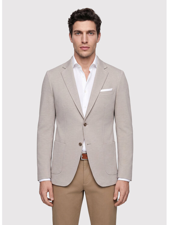 Pako Lorente Pako Lorente Marynarka P26WN-3X-022 Beżowy Slim Fit