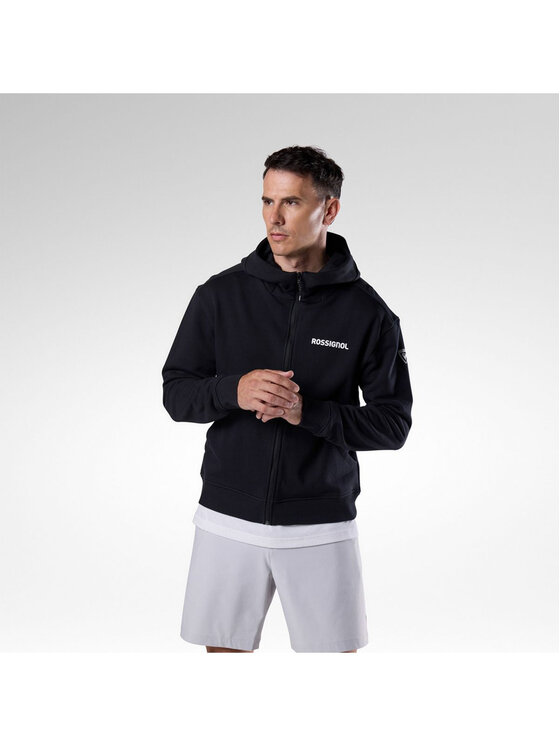 Rossignol Rossignol Bluza M Logo Fzh Czarny Regular Fit