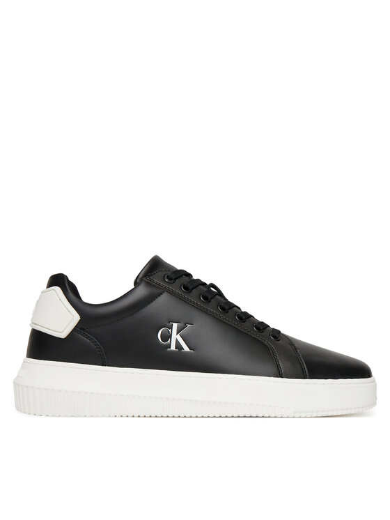 Sneakers Calvin Klein Jeans Chunky Cupsole Ru Patch Lth YM0YM01296 Negru