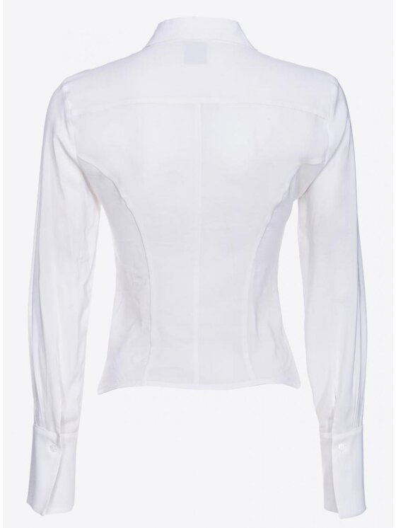 PINKO Pinko Camicia 100612-a1ri-z05 Bianco Regular Fit