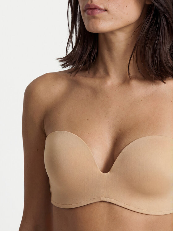 Wonderbra Wonderbra Bardotė liemenėlė WB00032D Smėlio
