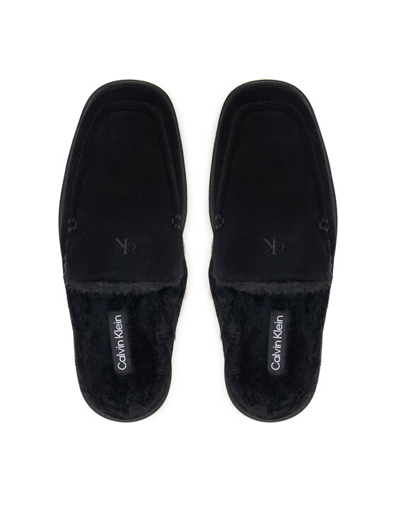 Calvin Klein Calvin Klein Natikači Flatform Mule Suede WL HW0HW03182 Črna