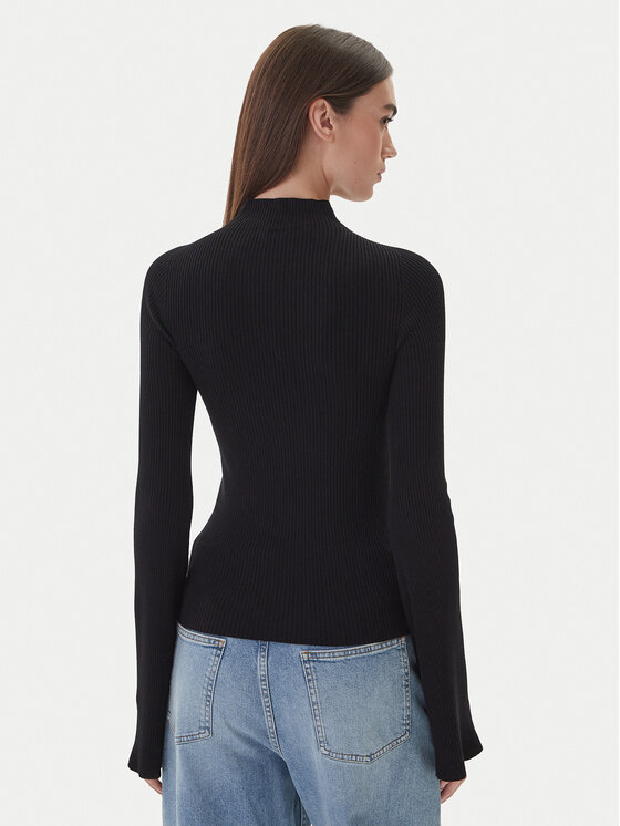 Kontatto Kontatto Rollkragenpullover 3M0816C Schwarz Regular Fit