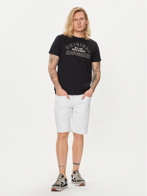 Blend Blend Tričko 20716831 Čierna Regular Fit