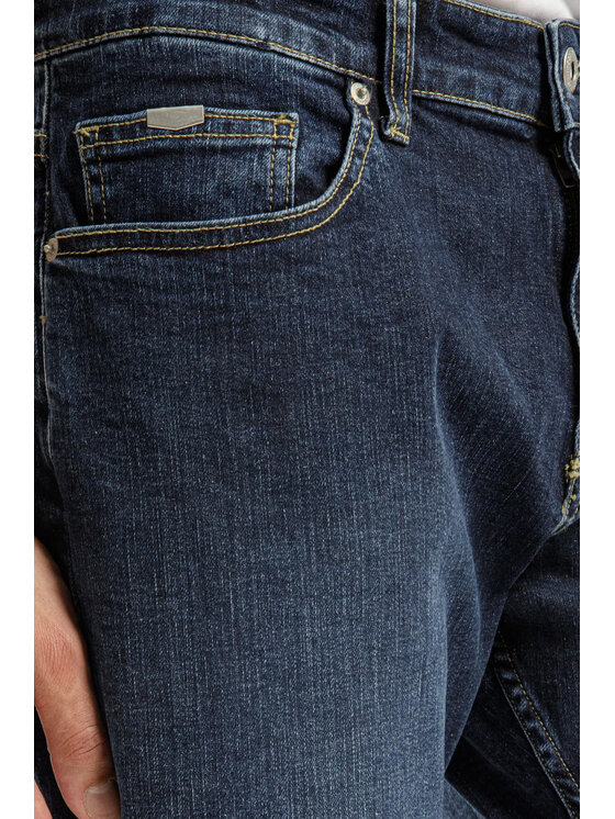 Cross Jeans Cross Jeans Szorty jeansowe A 565-260 Niebieski Regular Fit