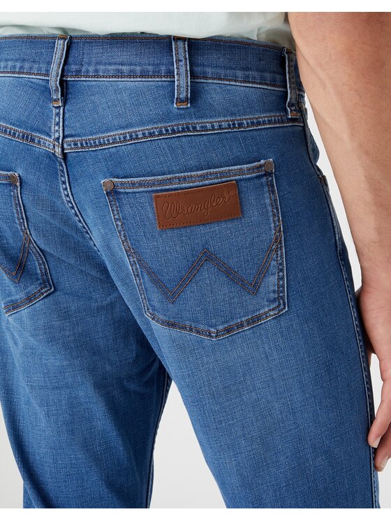 Wrangler Wrangler Jeansy GREENSBORO Niebieski Straight Leg
