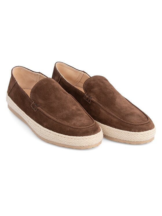 Espadryle APIA, Rozmiar 43.5, Brązowe, Lino Mustang