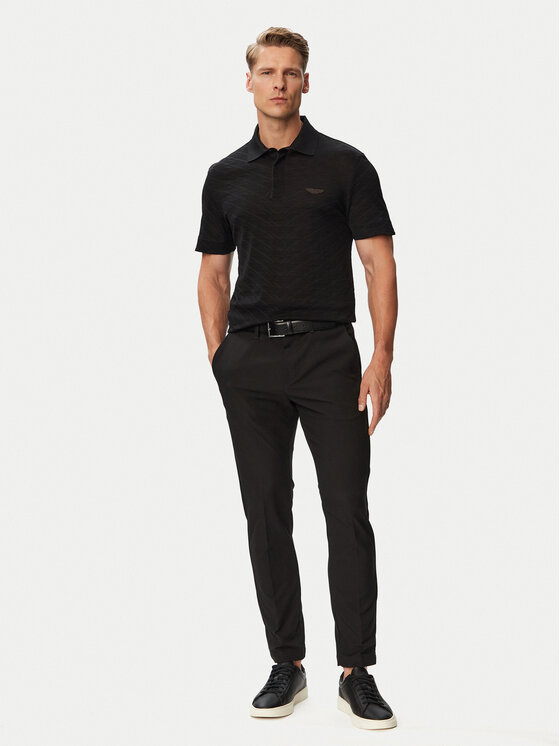 BOSS BOSS Tricou polo C-Prout 180_AM 50565174 Negru Regular Fit