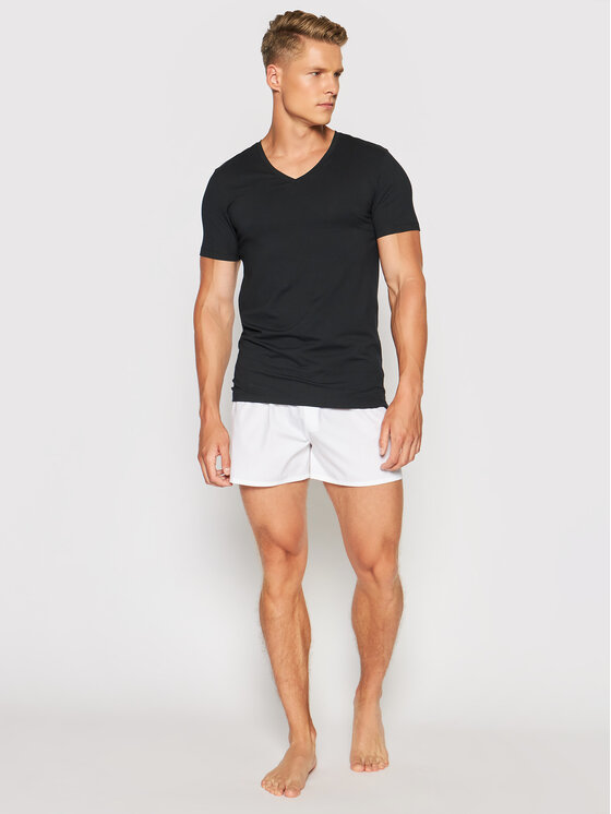 Hanro Hanro Unterhemd Superior 3089 Schwarz Slim Fit