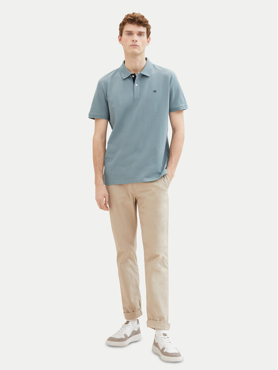 Tom Tailor Tom Tailor Pólóing 1027713 Zöld Regular Fit