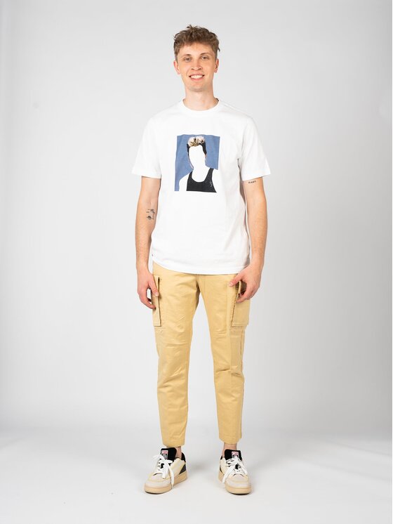 Diesel Diesel Pantaloni di tessuto A10372-REJAB Beige Regular Fit
