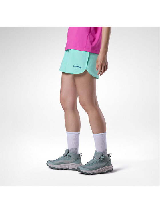 Rossignol Rossignol Szorty sportowe W Sidelhorn Short 3' Zielony jasny Regular Fit