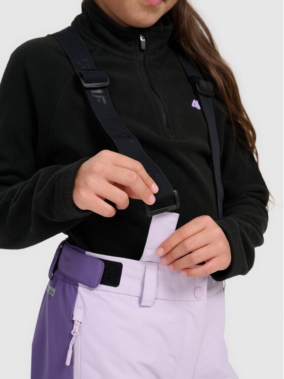 4F 4F Pantaloni da snowboard 4FJRAW25TFTRF1243-50S Viola Regular Fit