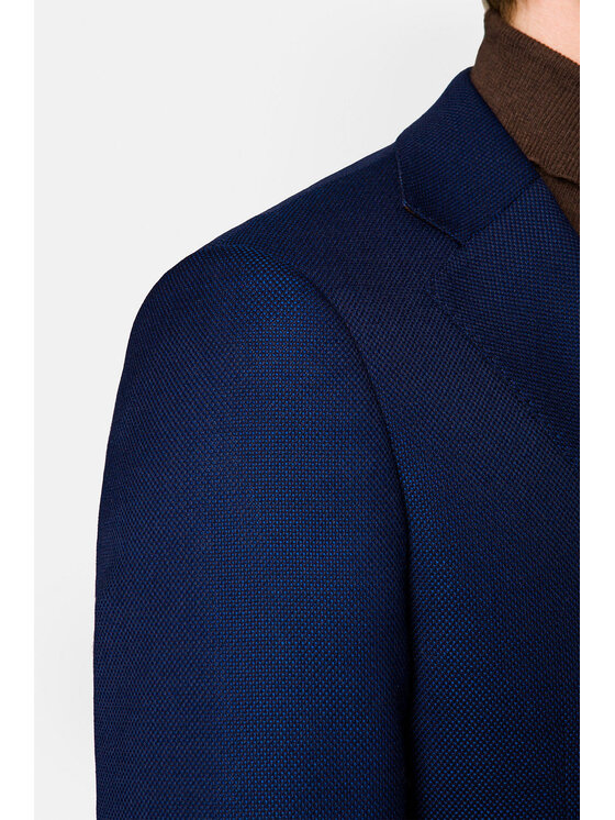 Lancerto Lancerto Marynarka Katania 3 Granatowy Regular Fit