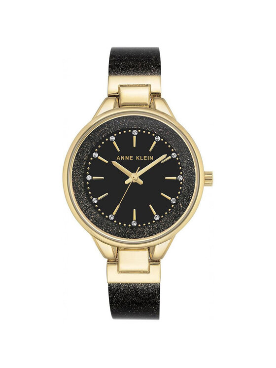 Anne Klein Anne Klein Zegarek AK-1408BKBK Czarny