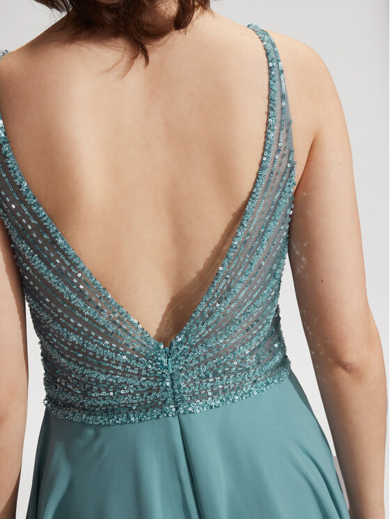 Hey Kyla Hey Kyla Коктейльна сукня 5AG012HK Голубий Regular Fit