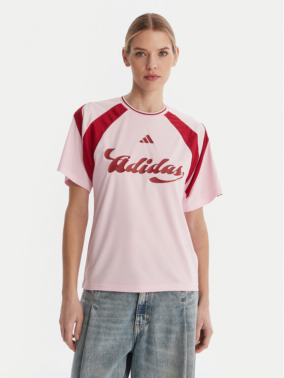 adidas adidas T-Shirt House Of Tiro JY7624 Ροζ Regular Fit