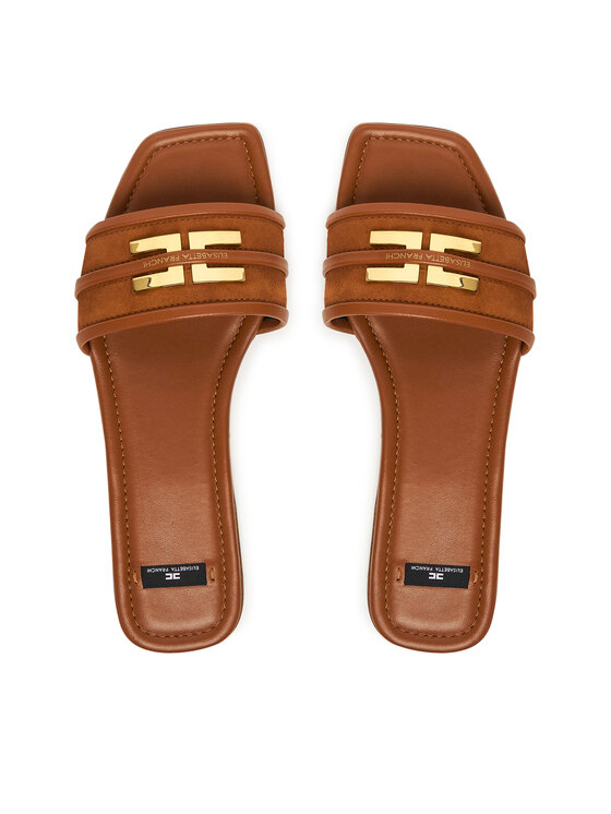Elisabetta Franchi Elisabetta Franchi Pantoletten SA72L61E2 Braun