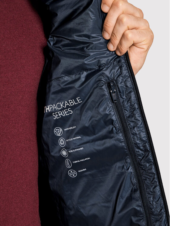 Tommy Hilfiger Tommy Hilfiger Vestă elegantă Core Circular MW0MW18762 Bleumarin Regular Fit