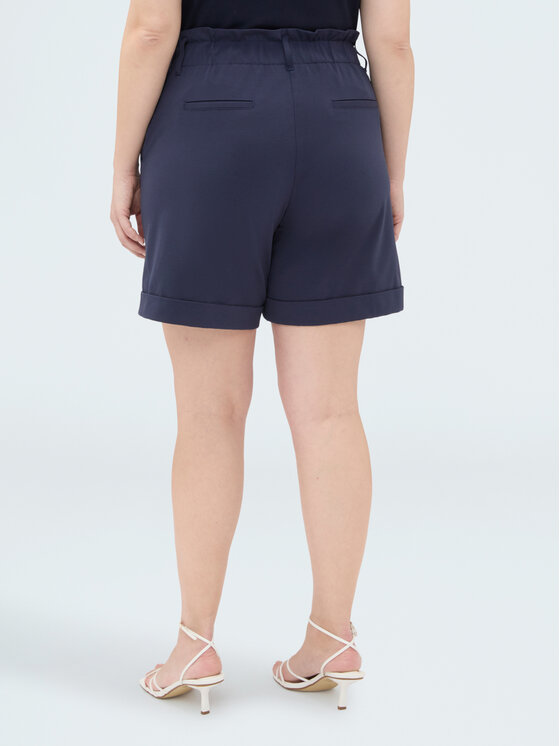 Fiorella Rubino Fiorella Rubino Szorty materiałowe P032L002380N034 Niebieski Regular Fit