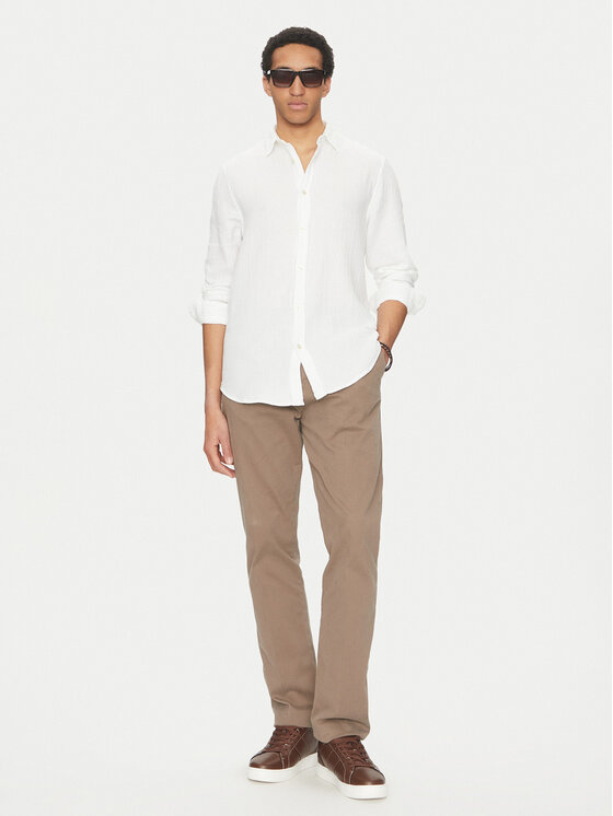 Guess Guess Camicia M5GH85 WH831 Bianco Regular Fit