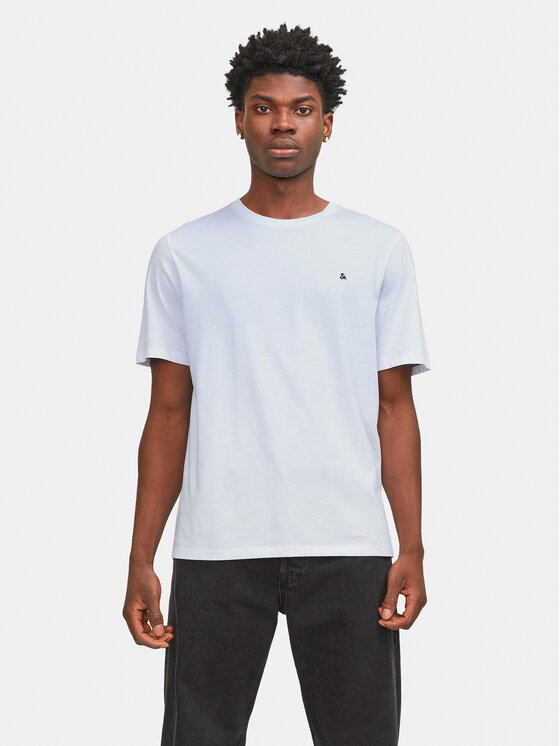 Jack&Jones T-shirt Paulos 12245087 Bijela Standard Fit