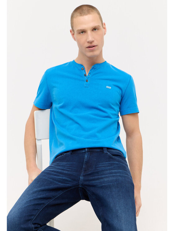 Mustang Mustang T-shirt AUSTIN Blu Regular Fit