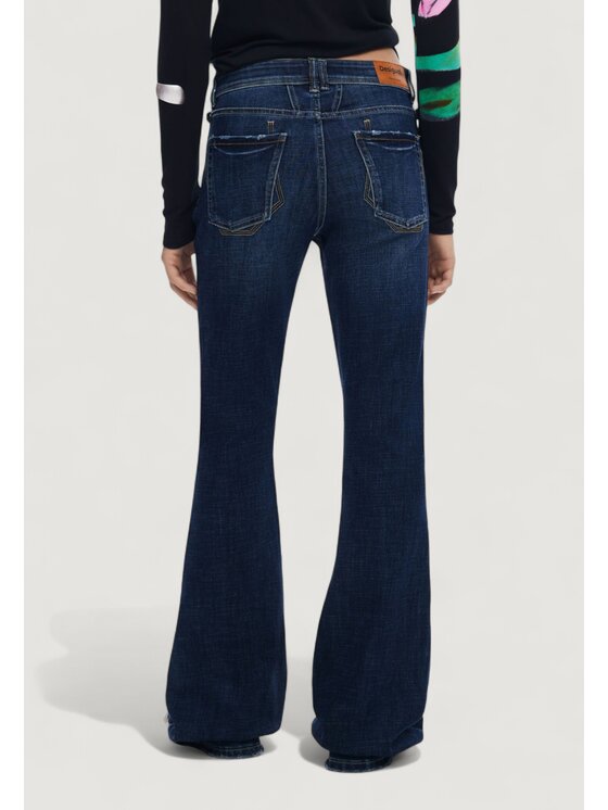 Desigual Desigual Τζιν DENIM_FLAIRY Μπλε Boot Fit