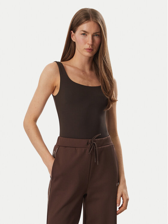 Guess Guess Glaustinukė V6YP17 K4709 Tamsiai ruda Slim Fit